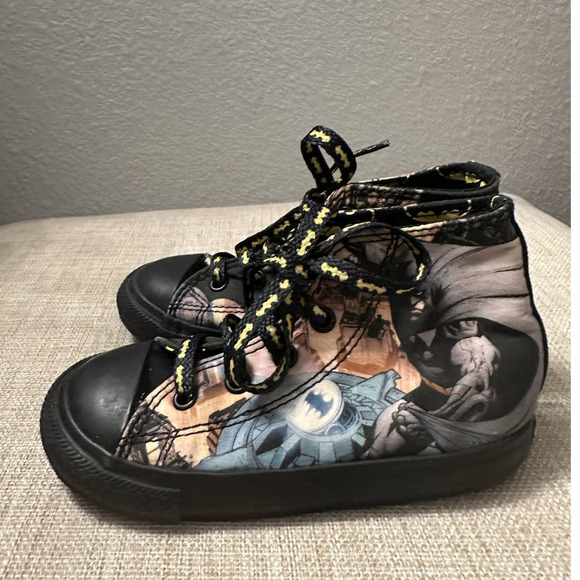 Converse Infant Boys Chuck Taylor All-Star Batman Sneakers Size US 8 - Picture 8 of 13